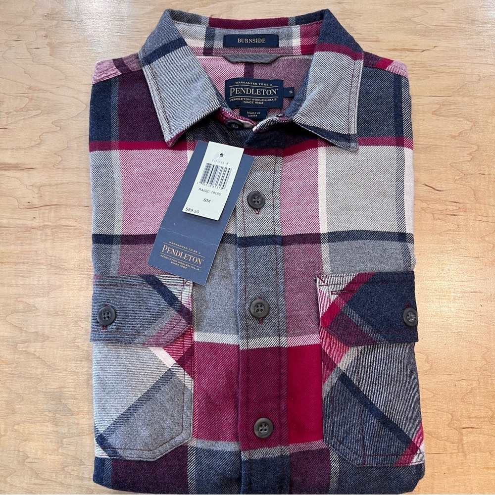 Pendleton Burnside flannel button up long sleeve shirt - Picture 4 of 13